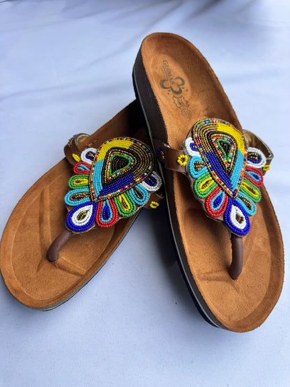 Zahara (US 10-10.5), Style 02 - Multicolor Paisley Comfort