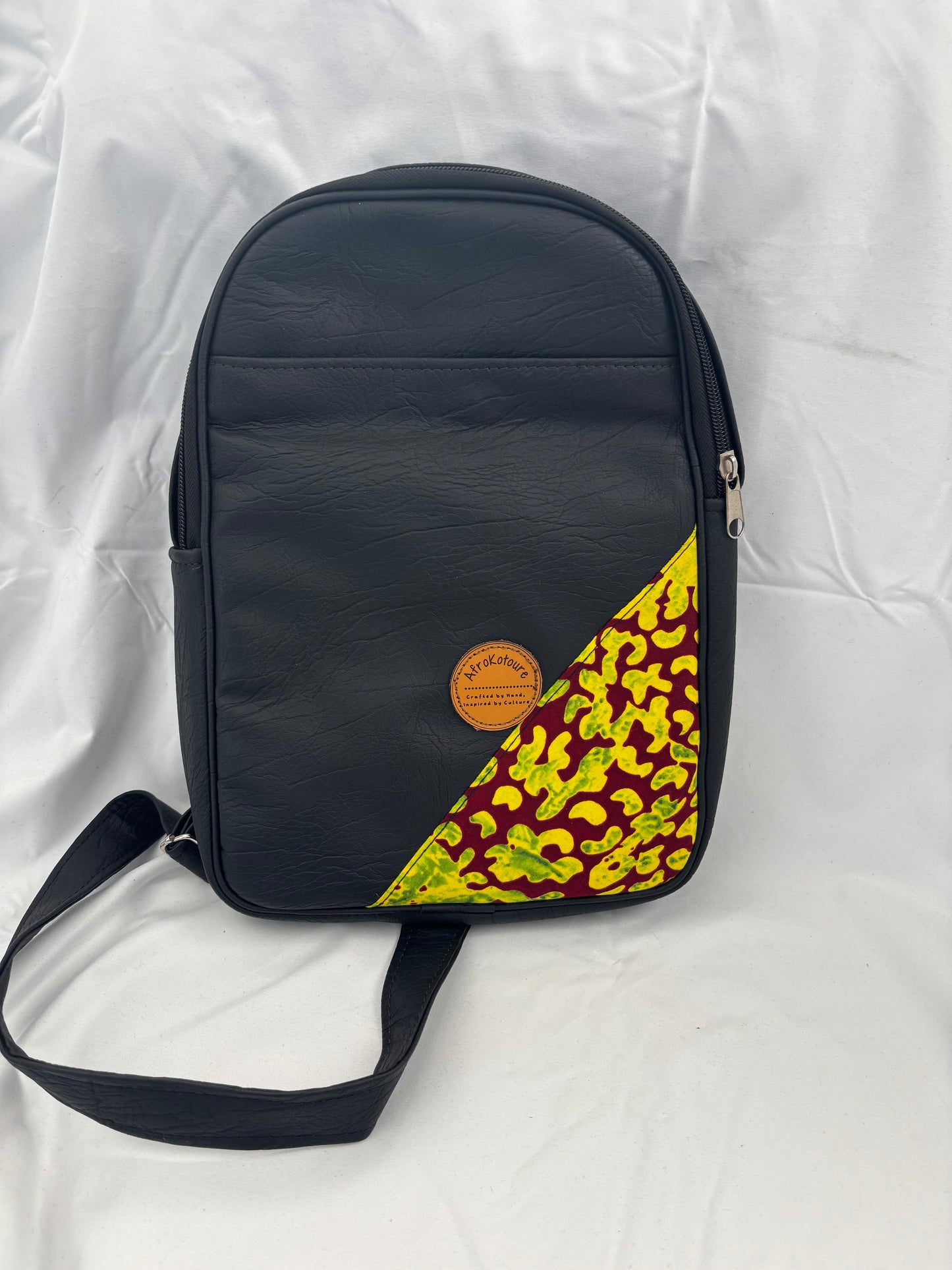 Fabric Fusion Crossbody Bag