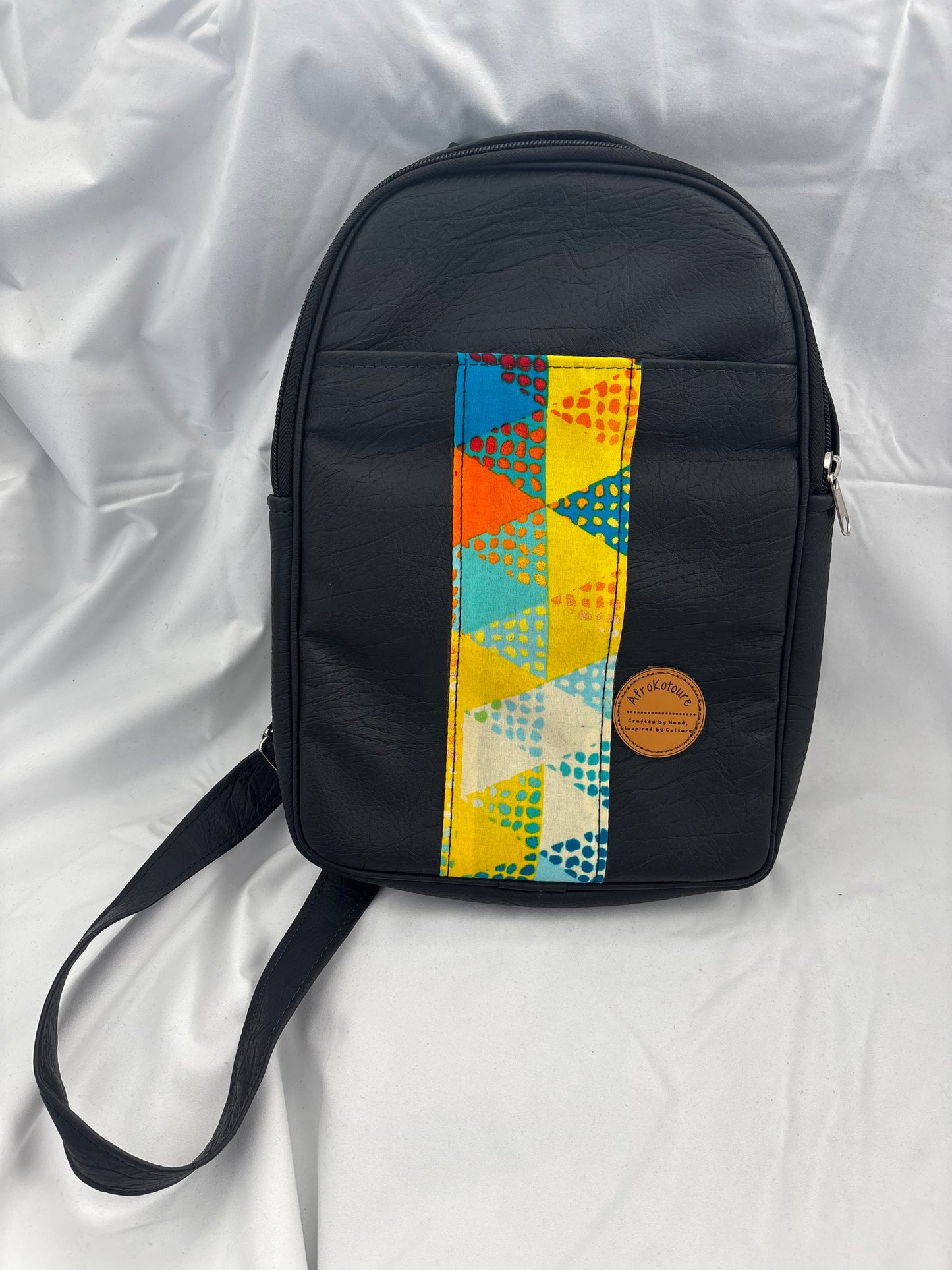 Fabric Fusion Crossbody Bag