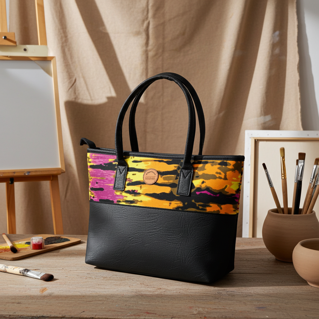 Ankara Accent Tote