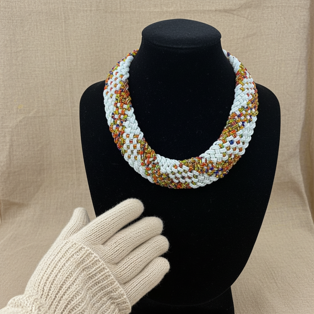 Beaded Statement Necklace