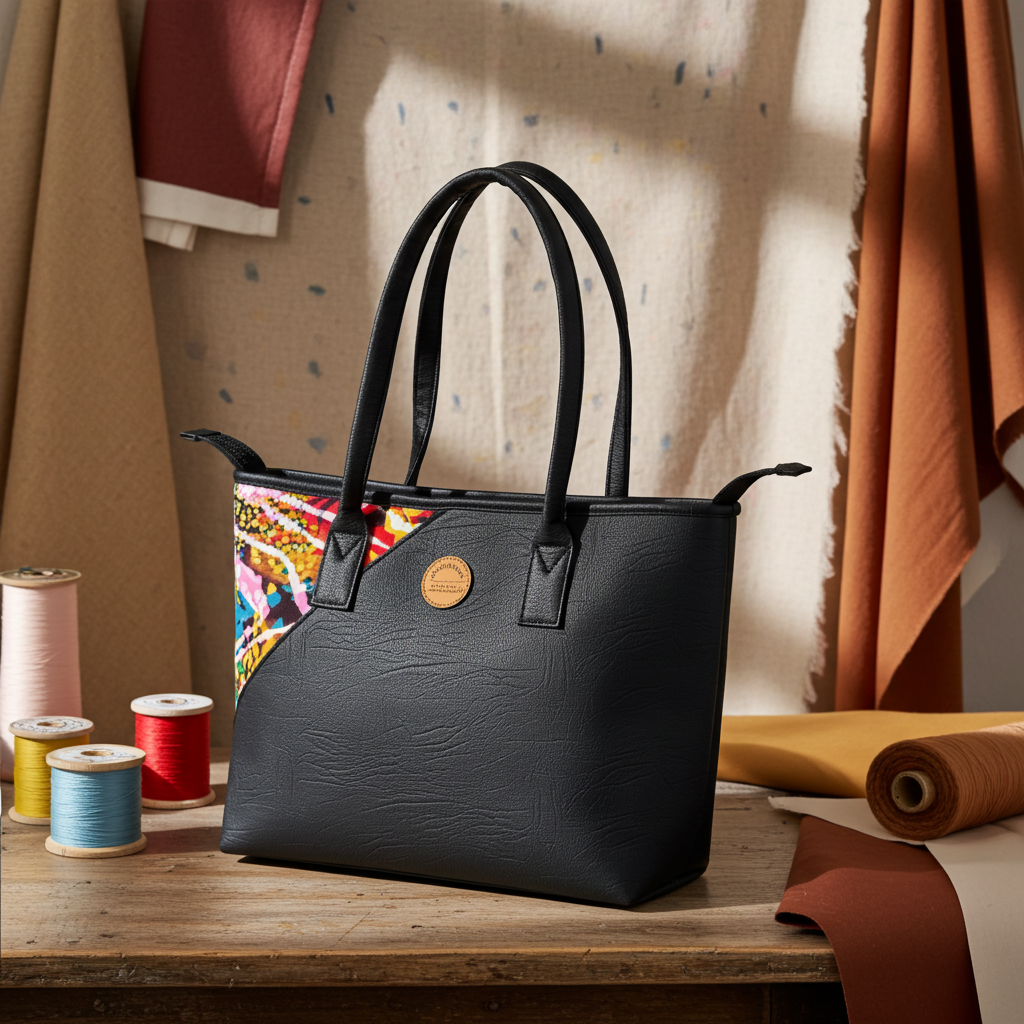 Ankara Accent Tote