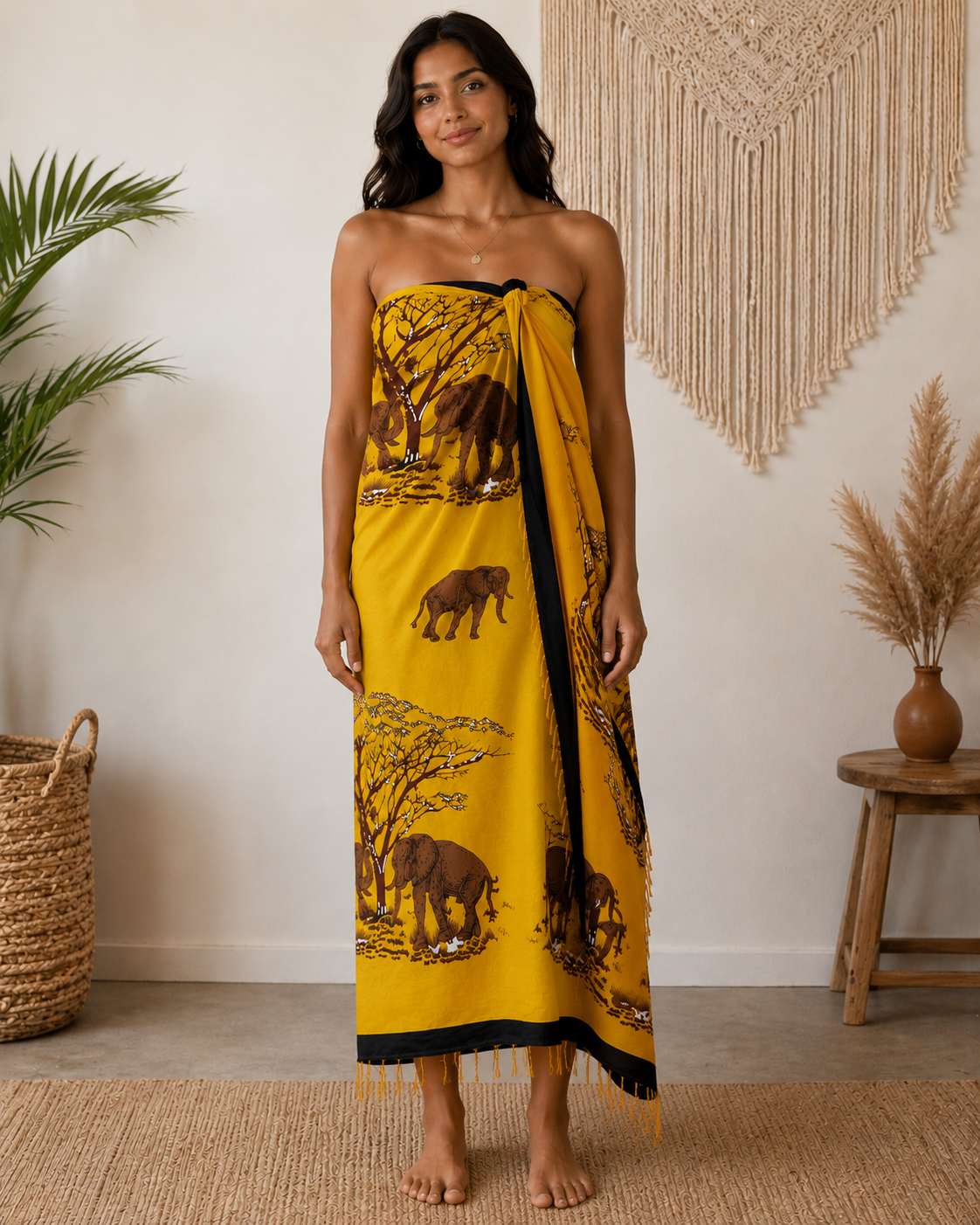 African-Inspired Beach Wrap