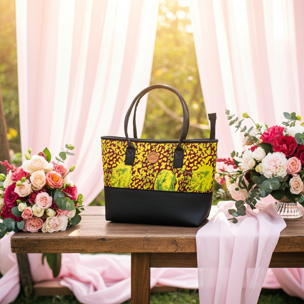 Ankara Accent Tote