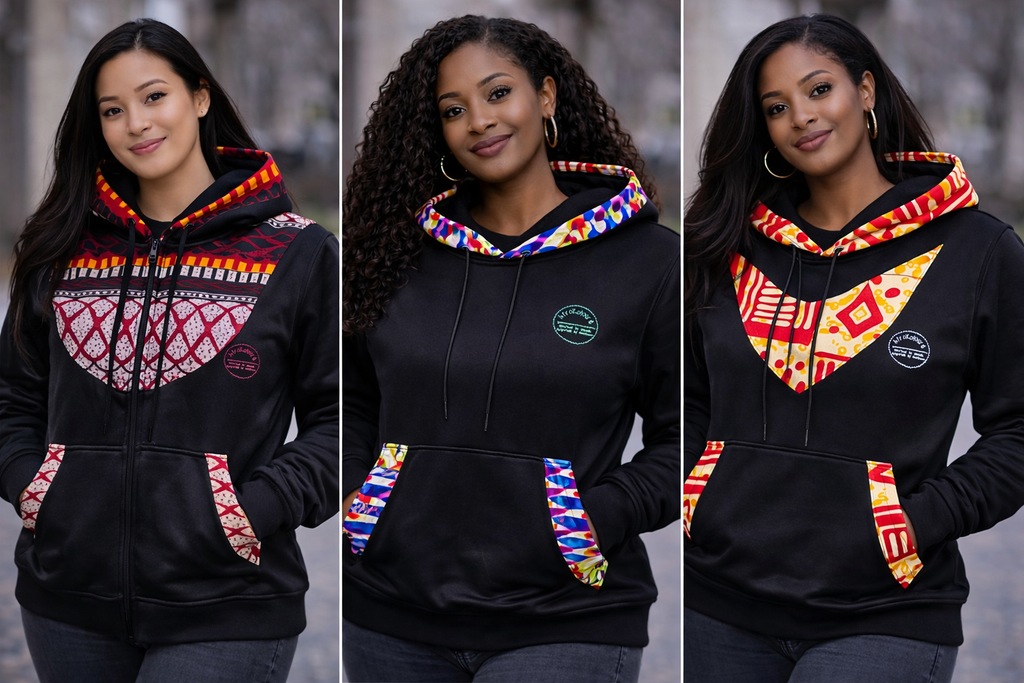 Ankara Accent Hoodie