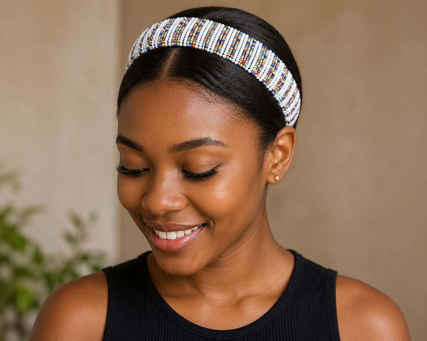 Beaded Hair Band