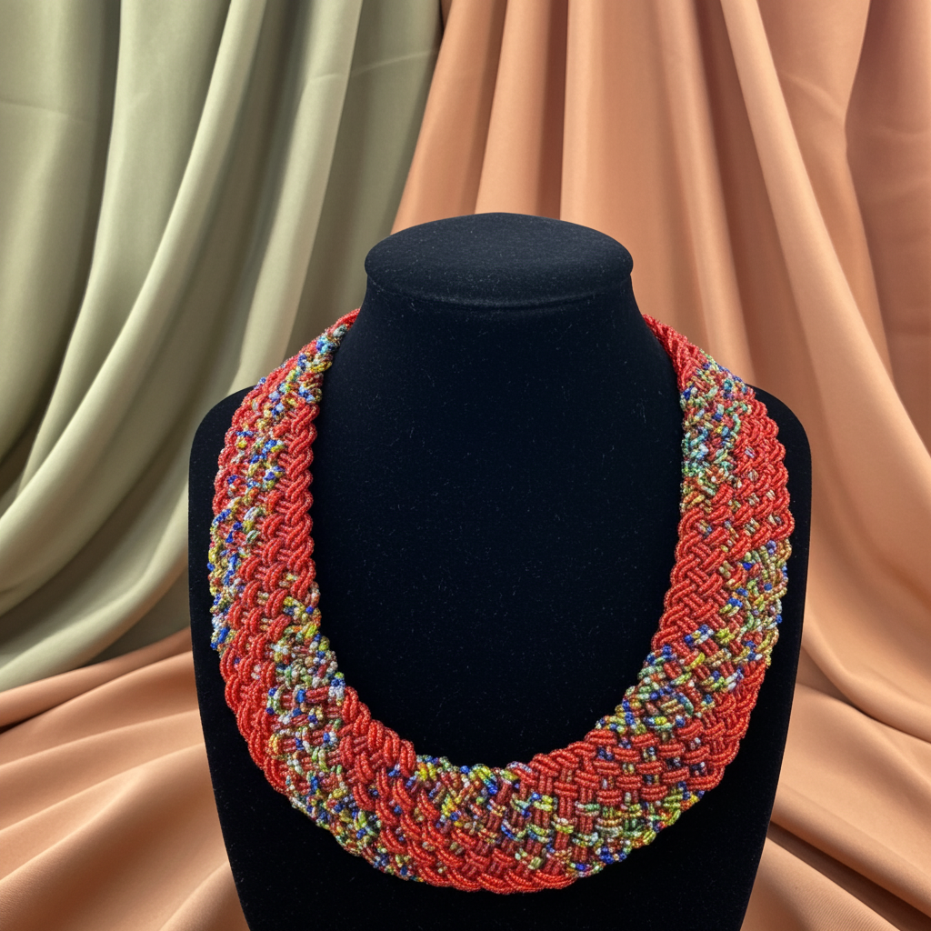 Beaded Statement Necklace