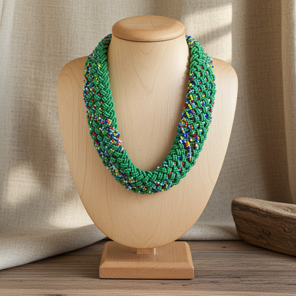 Beaded Statement Necklace