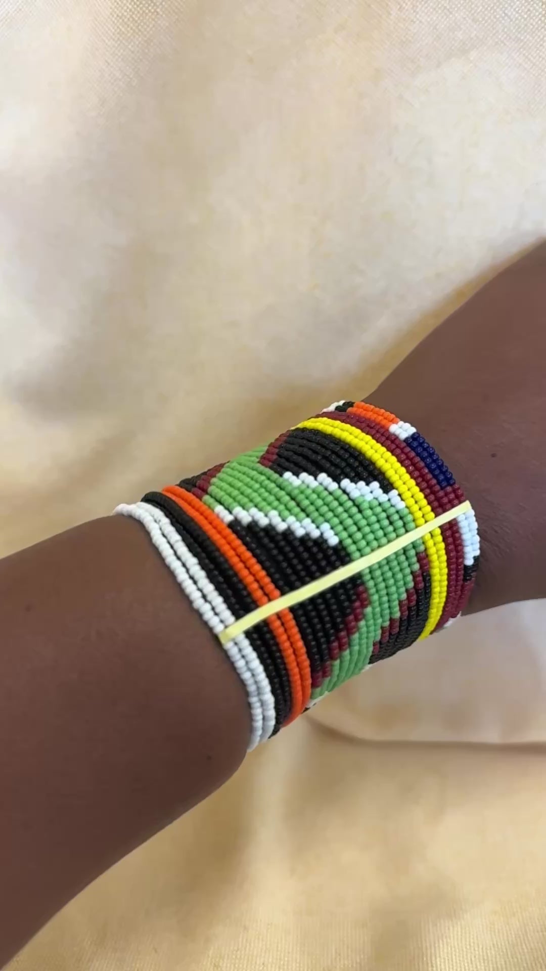 Beaded Cuff Bracelet