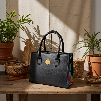 Ankara Accent Tote