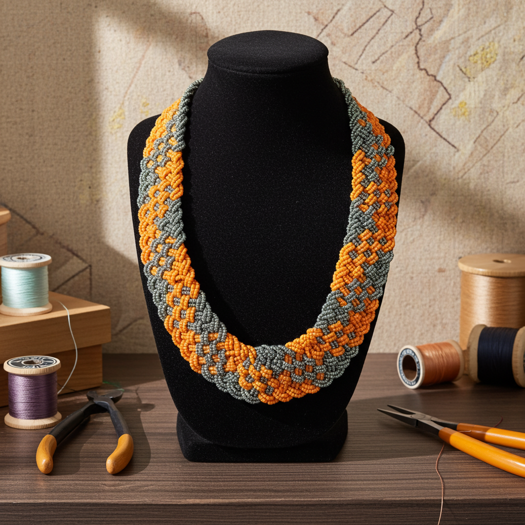 Beaded Statement Necklace